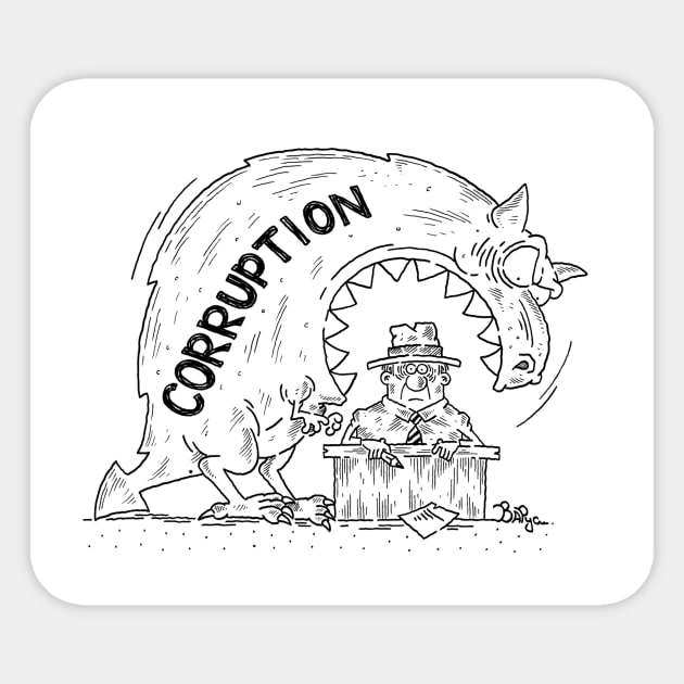 corruption Sticker by varus